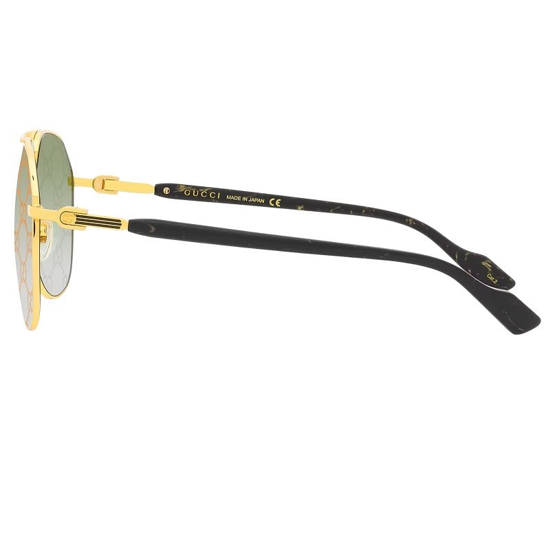 Gucci GG1220S 004 59 Gold Green