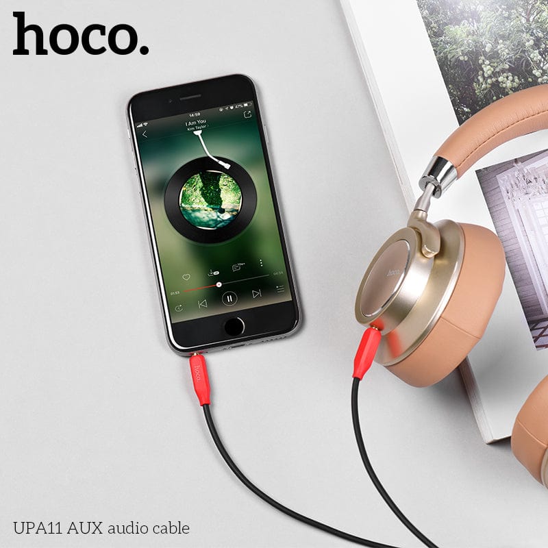 HOCO UPA11 AUX Audio Cable Black