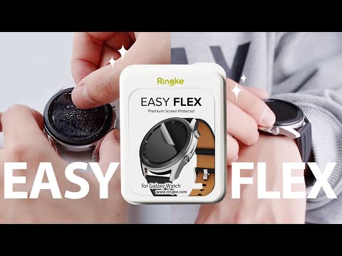 Video for installing Ringke Easy Flex Premium Screen Protector specifically for Apple Watch.