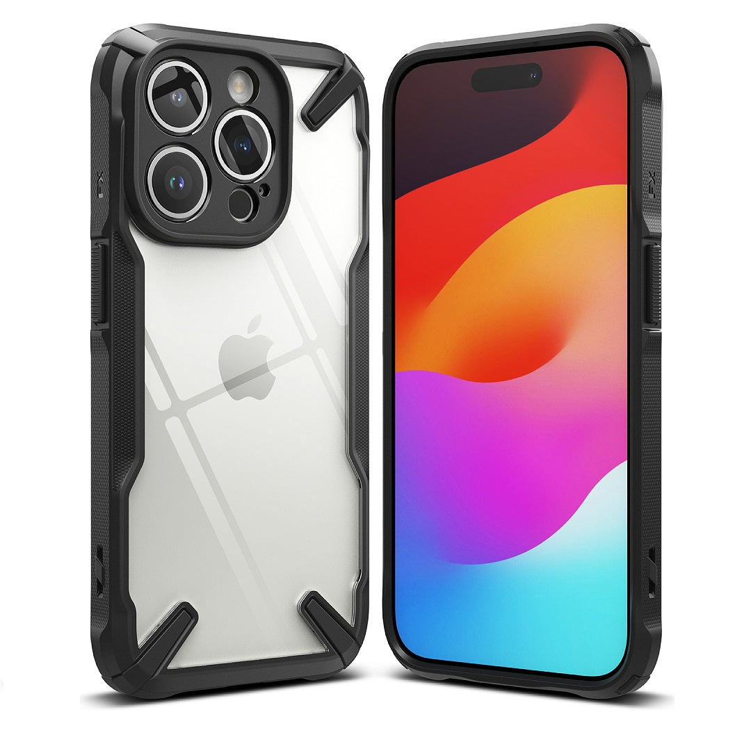 iPhone 15 Pro Case 6.1" Fusion-X Black By Ringke