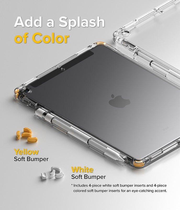 iPad 10.2" (9 / 8 / 7th Generation) Fusion Plus White-Yellow Case By Ringke