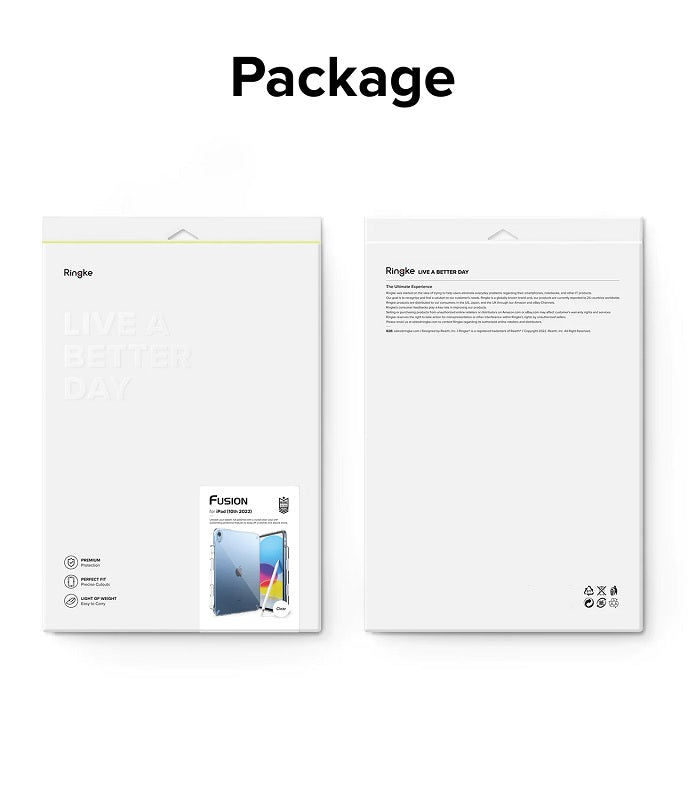 Fusion Clear Case for iPad 10.9" 10th Gen 2022