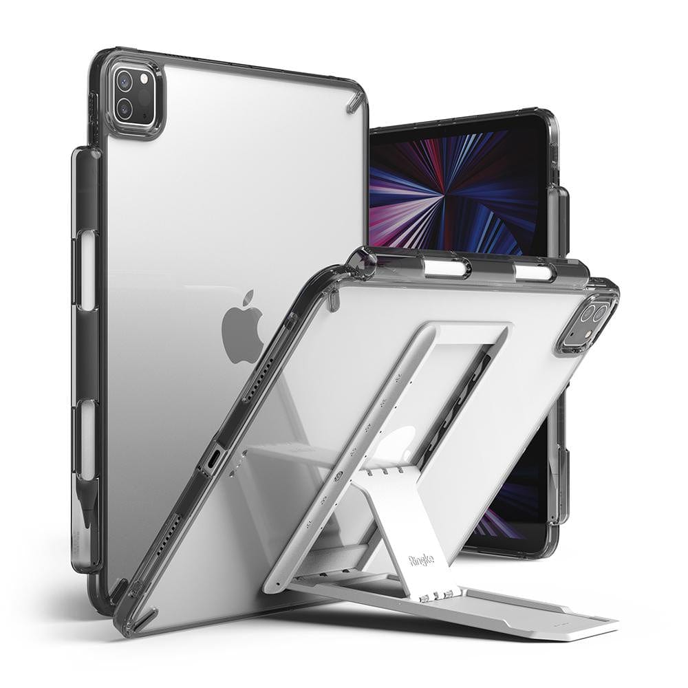iPad Pro (11") 2021 Fusion Smoke Black Case with Stand By Ringke