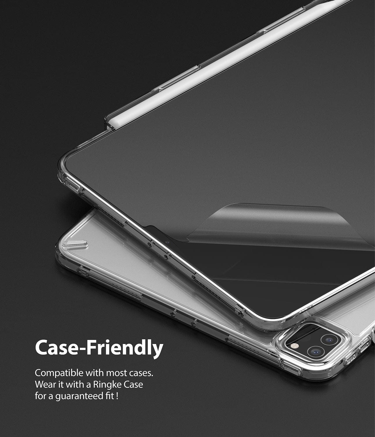 Case Friendly Screen Protector for iPad Pro 12.9" 2021 4th Generation