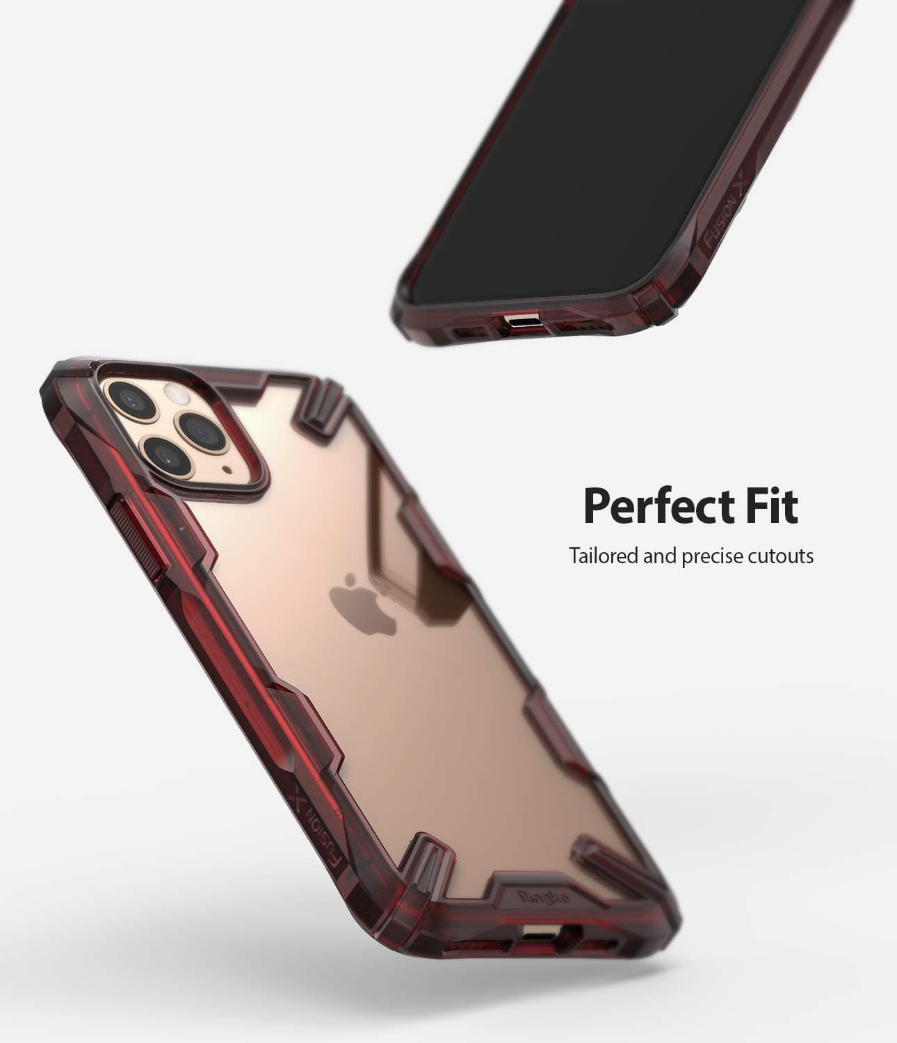 iPhone 11 Pro Max Case Ruby Red Fusion-X by Ringke