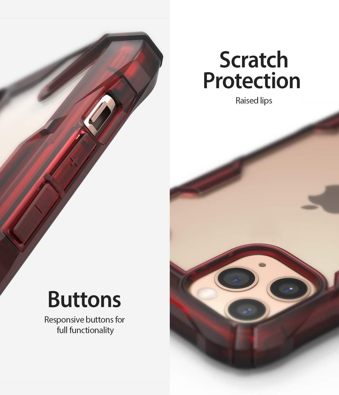 iPhone 11 Pro Max Case Ruby Red Fusion-X by Ringke