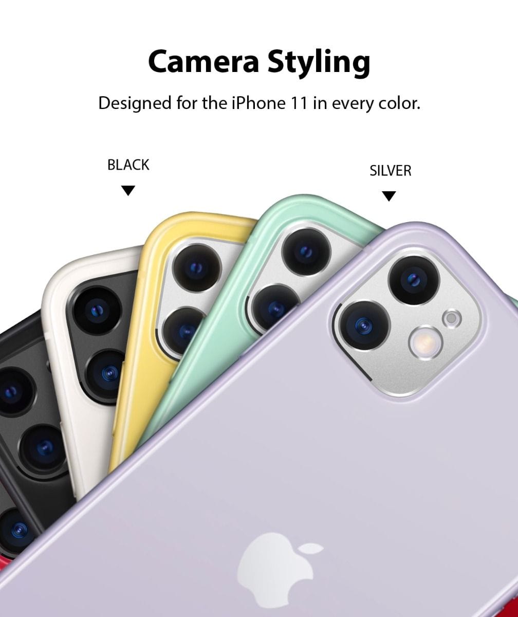 iPhone 11 RINGKE CAMERA STYLING - SILVER