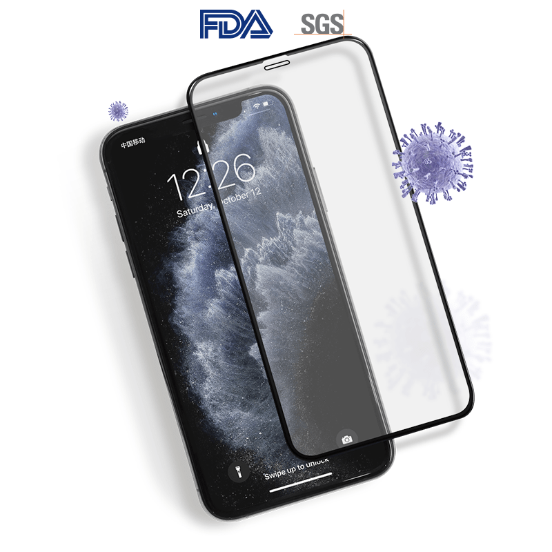 iPhone 12/ 12 Pro Anti Microbial 3D Screen Protector By T Max