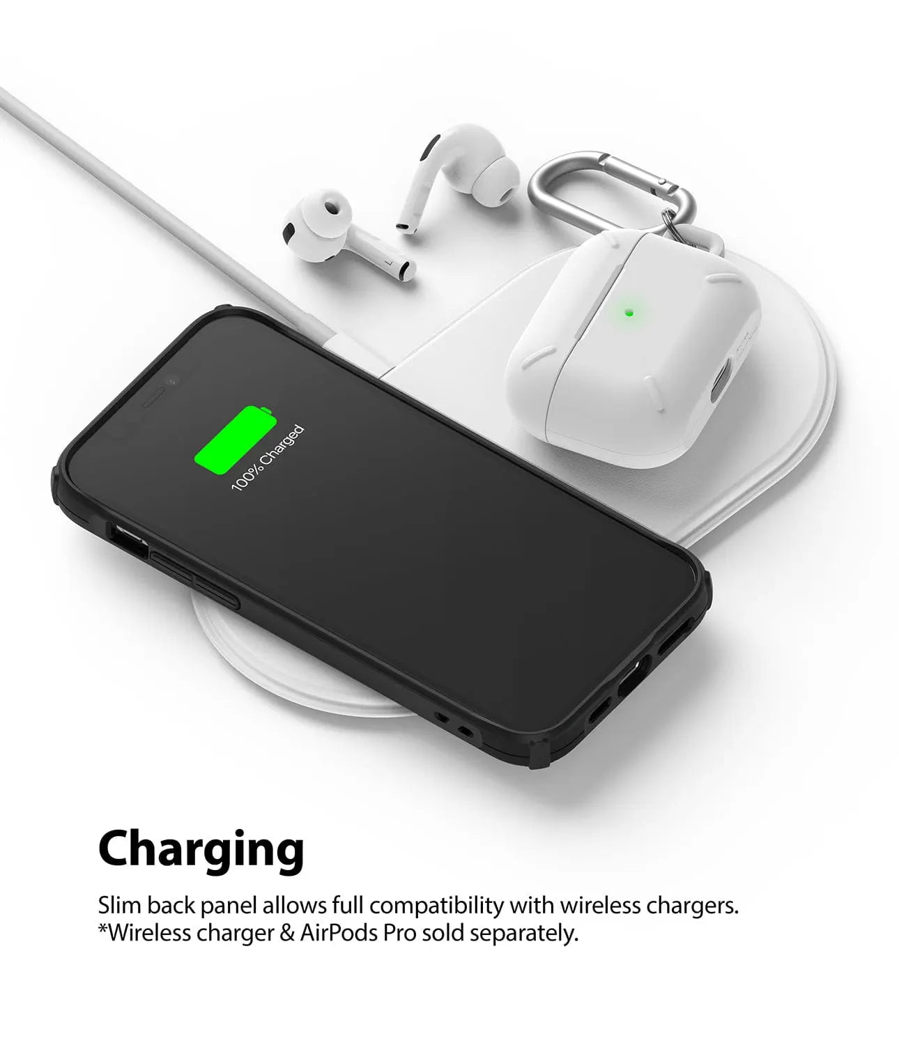 Wireless charging case compatible case for iPhone 12