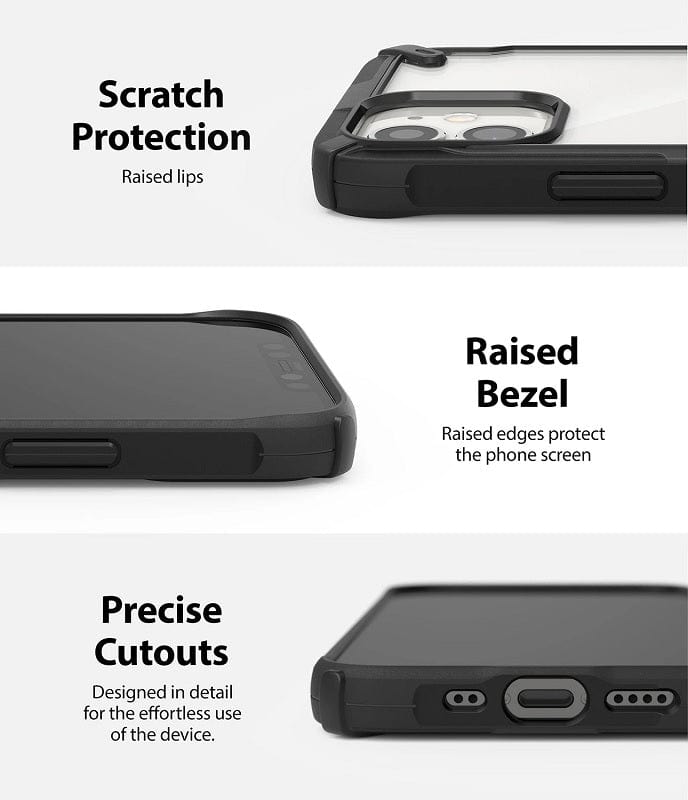 iPhone 12 mini Fusion-X Camo Black Case by Ringke