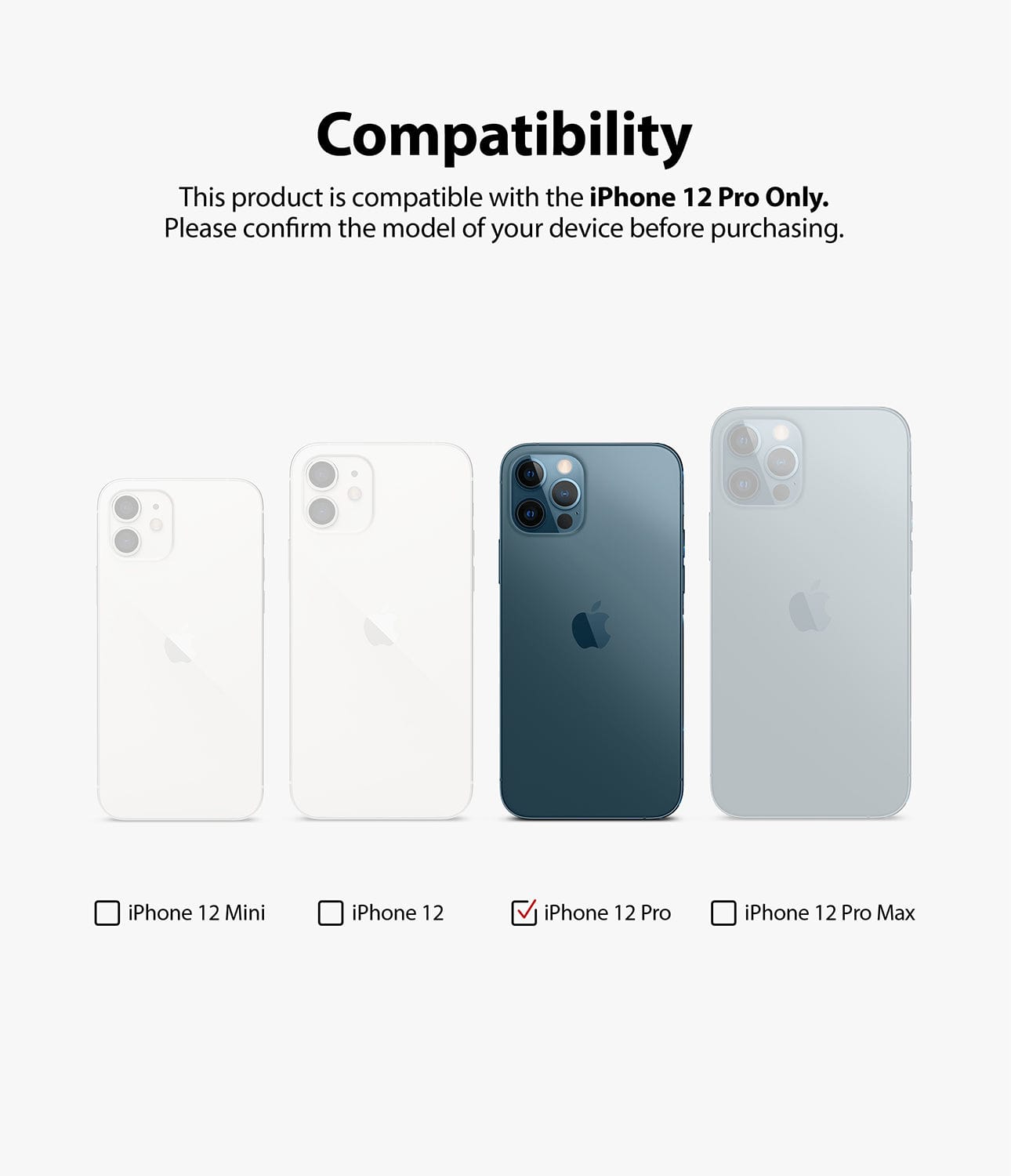 iPhone 12 Pro Camera Glass Protector By Ringke