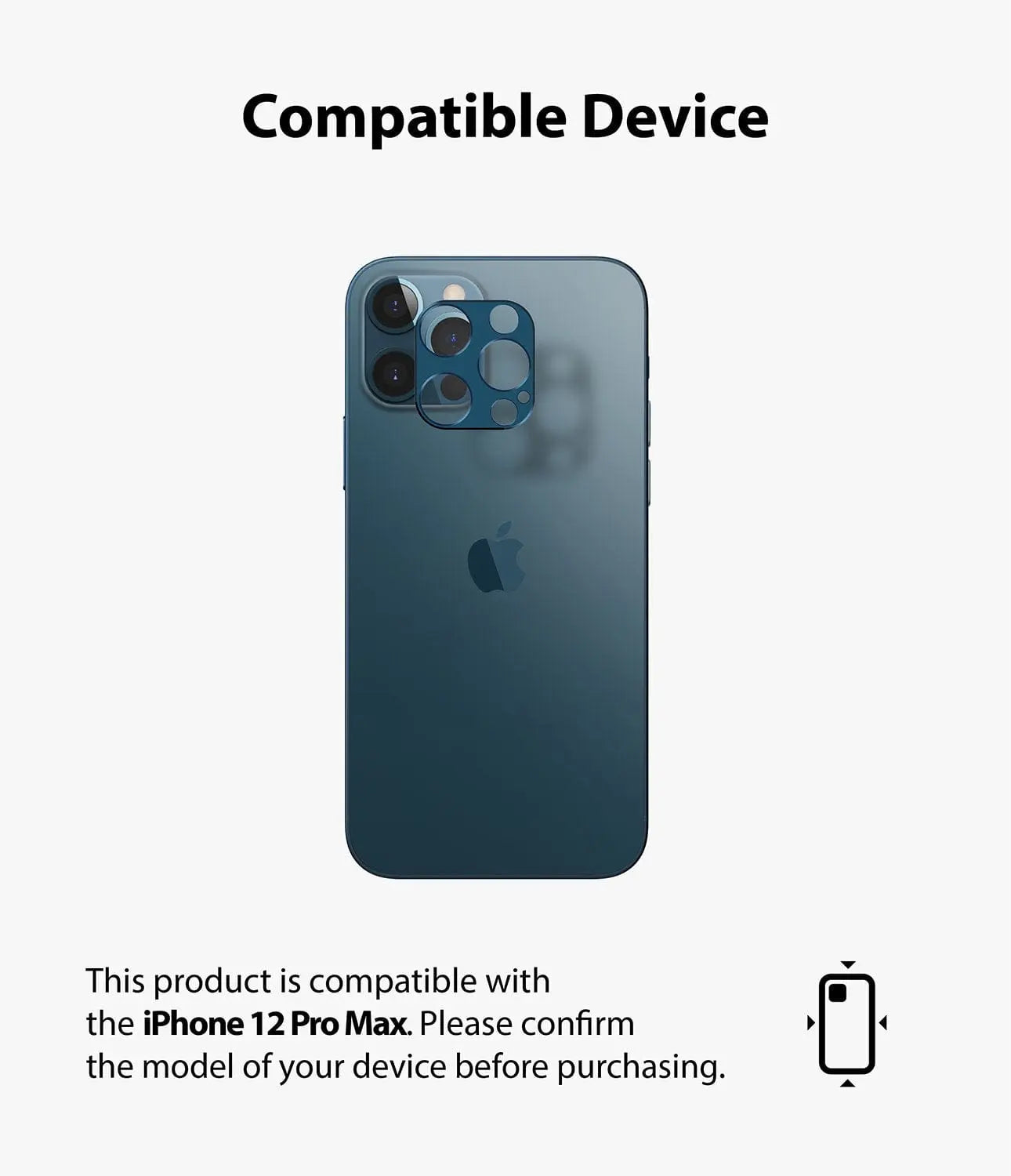 Camera Lens Protector for iPhone 12 Pro Max