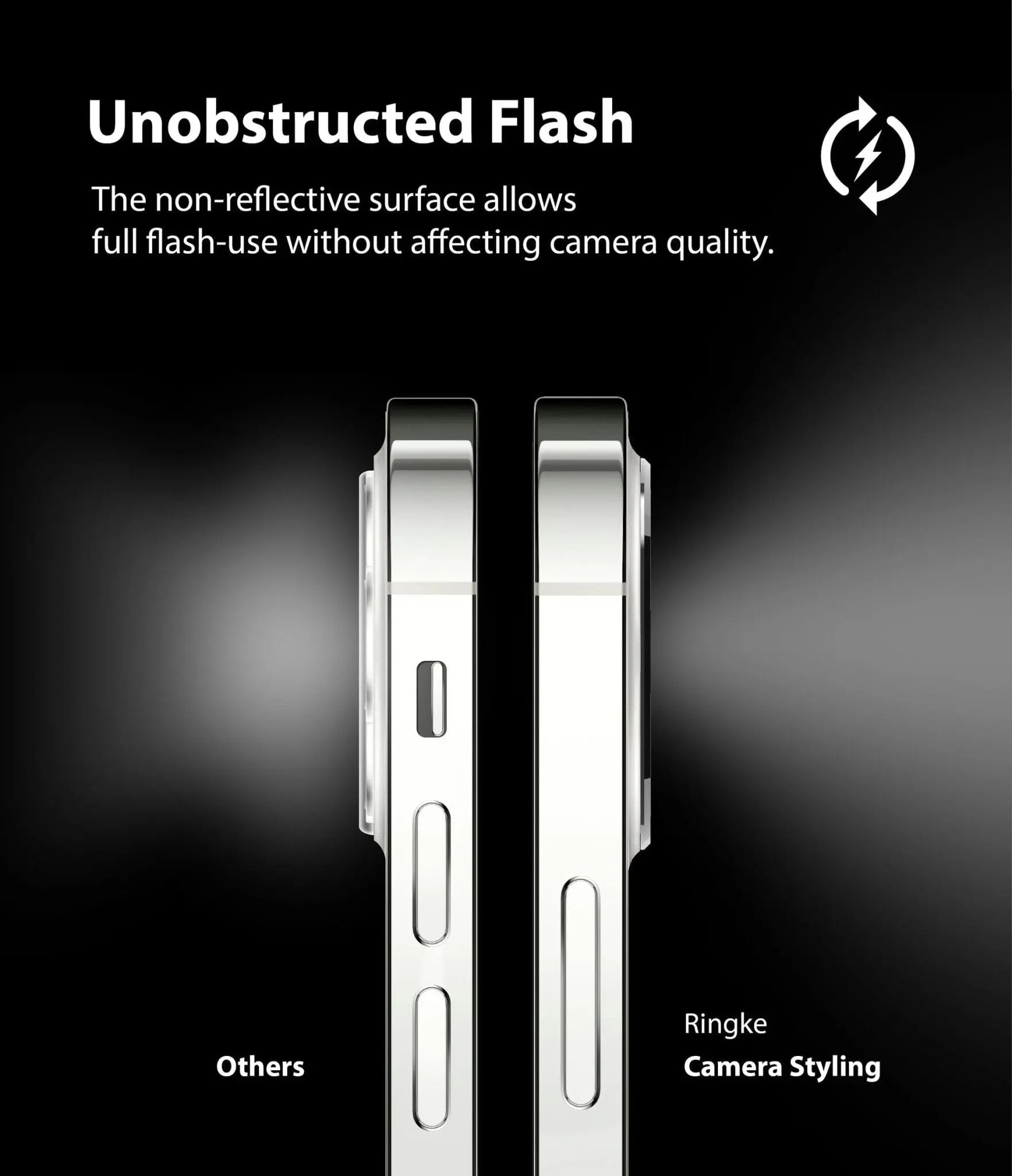iPhone 12 Pro Max Camera Styling Gray Color Ringke
