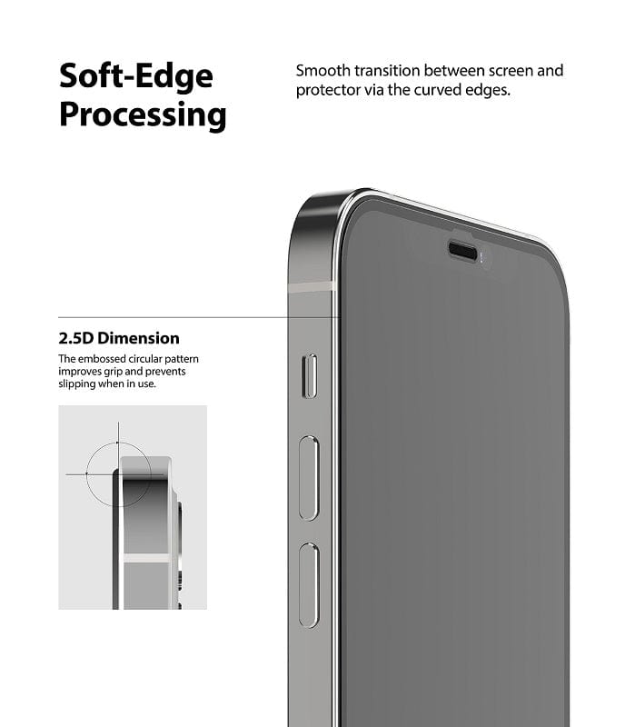 iPhone 12 Pro Max ID Full Glass Screen Protector By Ringke