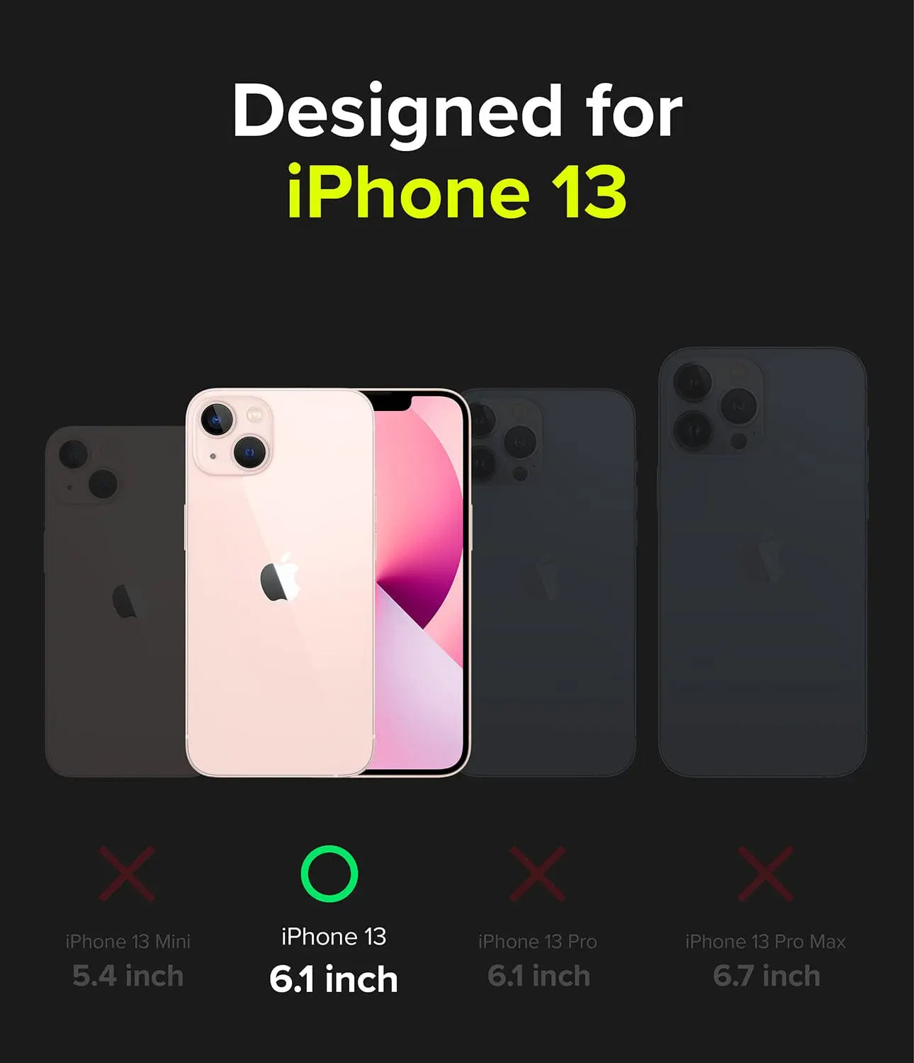 Ringke Designed case for iPhone 13 6.1 inch Case