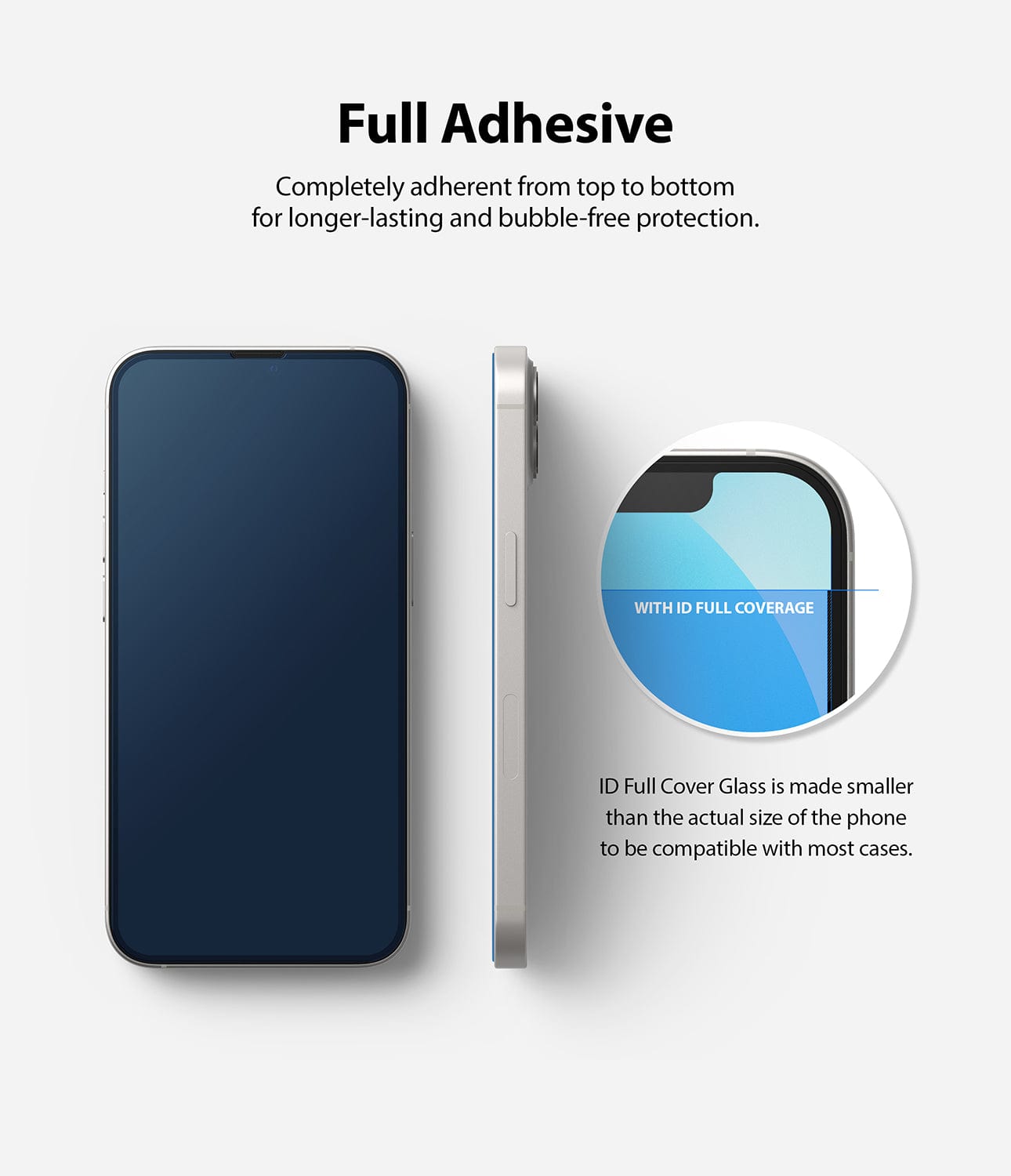 iPhone 13 mini ID FULL COVER GLASS Protector By Ringke