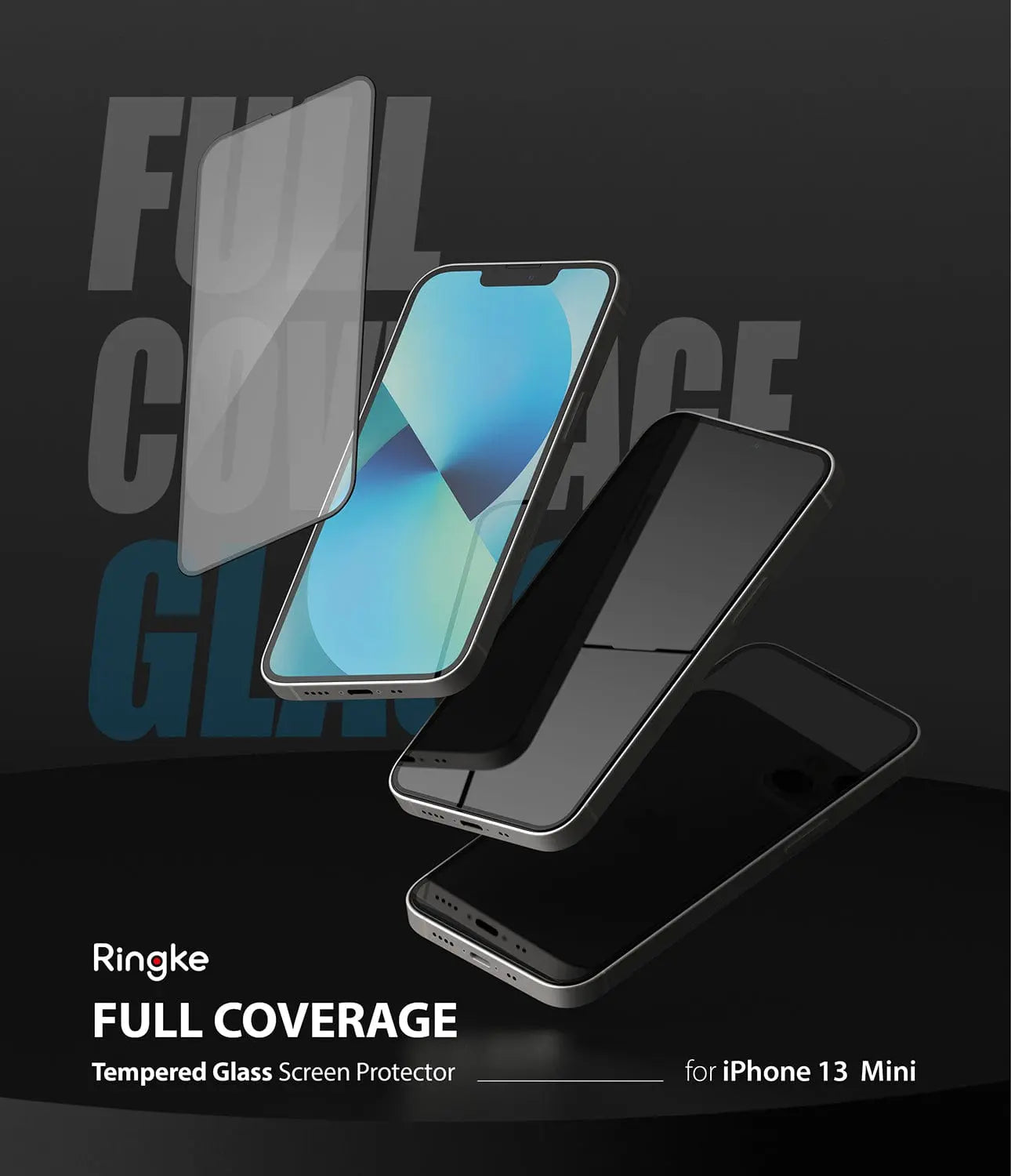 iPhone 13 mini ID FULL COVER GLASS Protector By Ringke