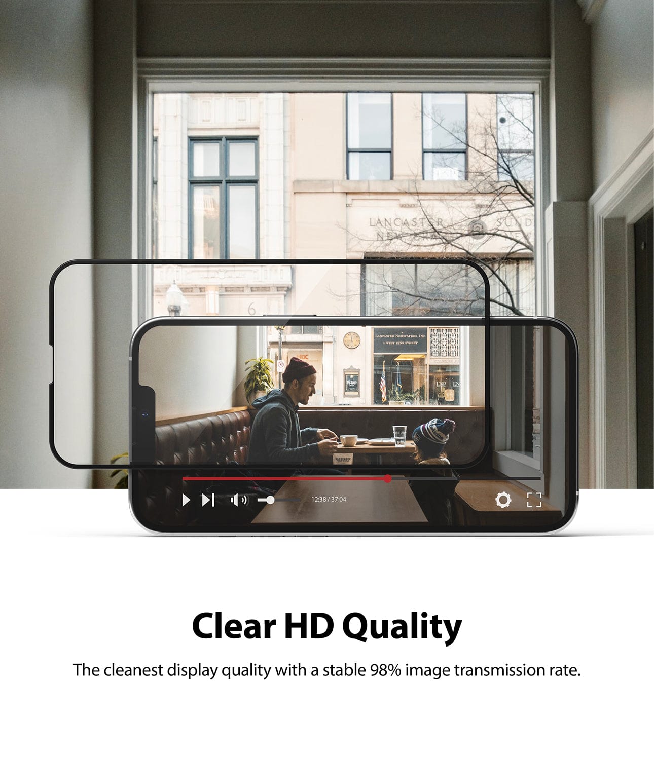 iPhone 13 Pro Max /14 Plus ID Tempered Glass Screen Protector By Ringke