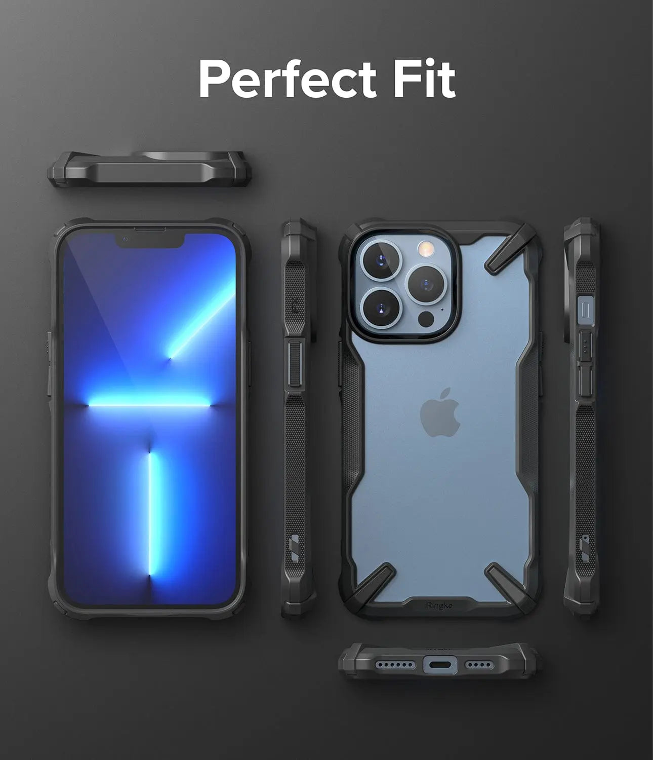 iPhone 13 Pro Max Fusion X Black Case By Ringke