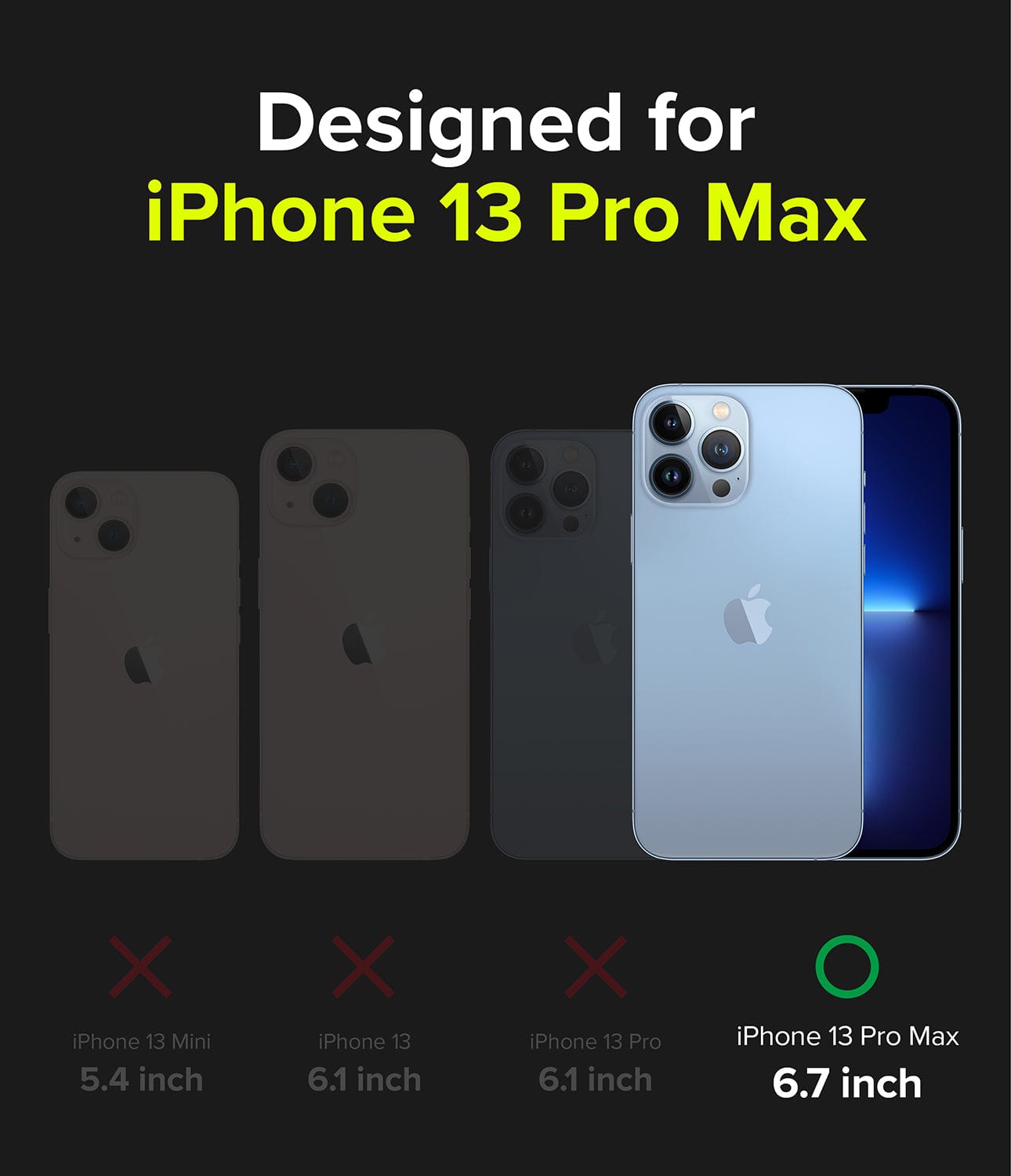 iPhone 13 Pro Max Fusion X Black Case By Ringke