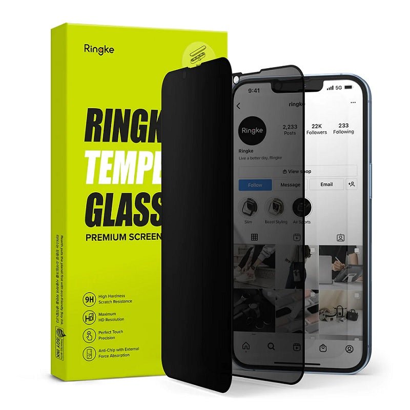 iPhone 14 6.1" / 13 / 13 Pro Privacy Tempered Glass by Ringke