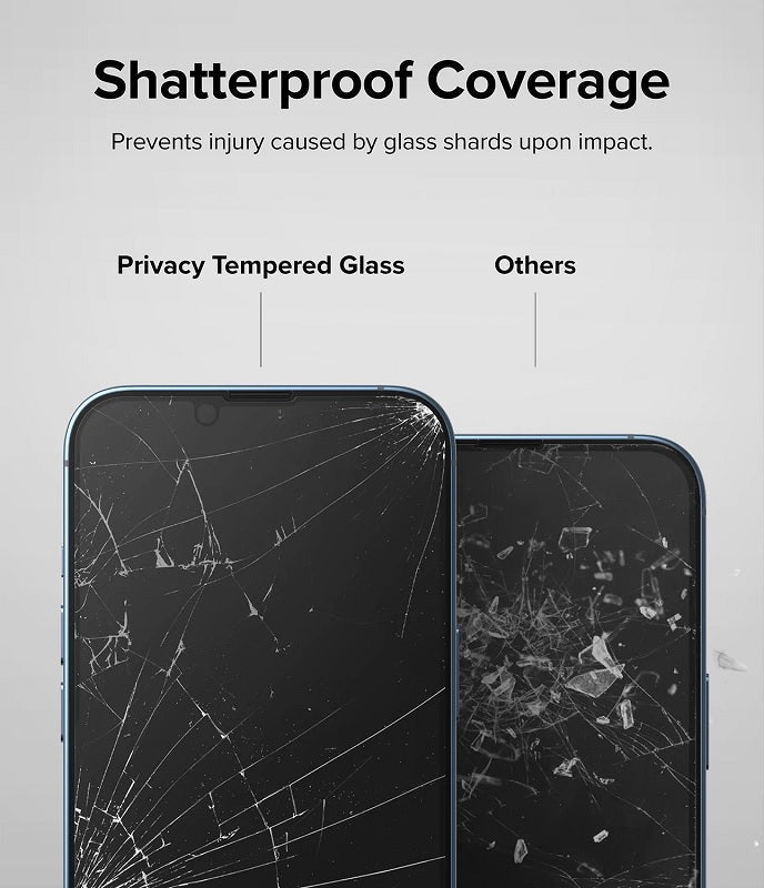 iPhone 14 6.1" / 13 / 13 Pro Privacy Tempered Glass by Ringke