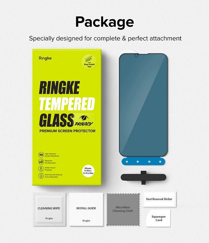 iPhone 14 Plus 6.7" / 13 Pro Max Privacy Tempered Glass by Ringke