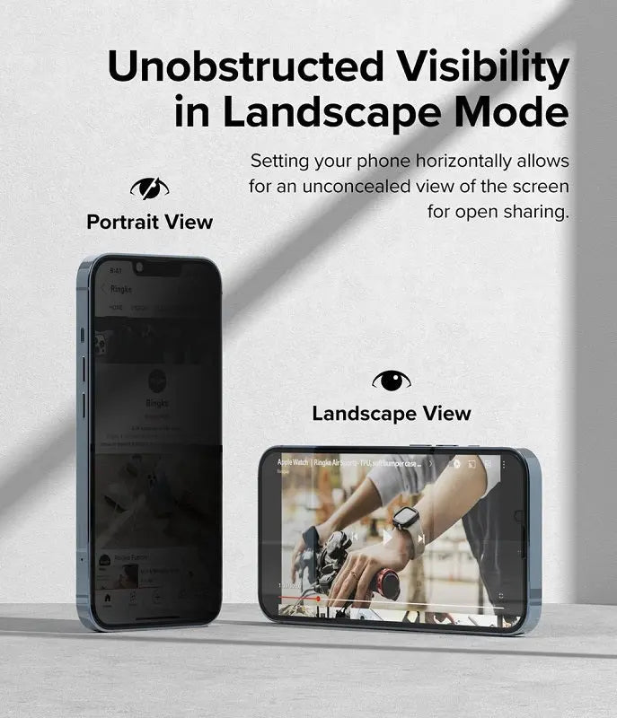 iPhone 14 Plus 6.7" / 13 Pro Max Privacy Tempered Glass by Ringke