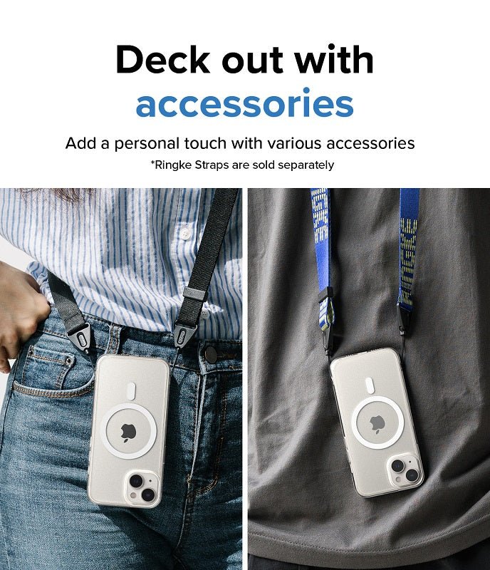 iPhone 14 Plus 6.7" Fusion Magnetic Matte Clear Case By Ringke