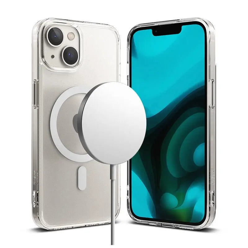 iPhone 14 Plus 6.7" Fusion Magnetic Matte Clear Case By Ringke