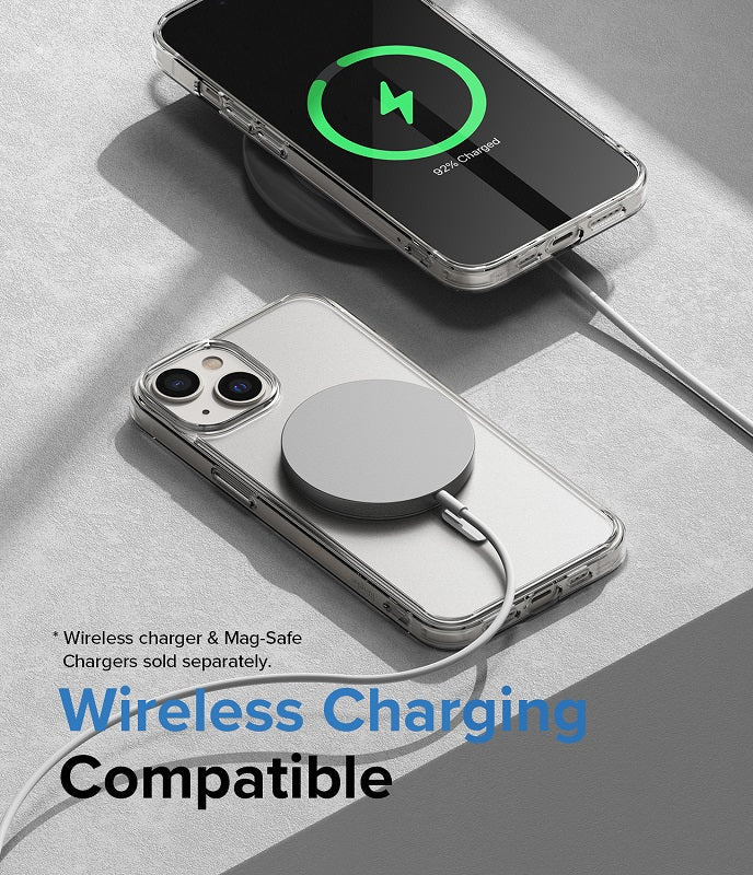 iPhone 14 Plus 6.7" Fusion Magnetic Matte Clear Case By Ringke