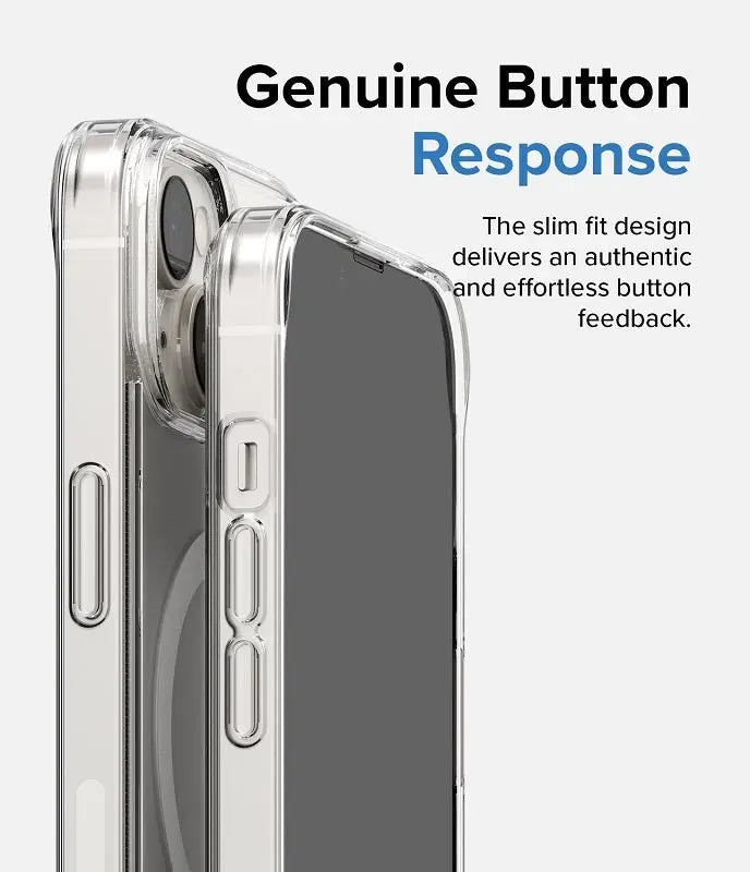 iPhone 14 Plus 6.7" Fusion Magnetic Matte Clear Case By Ringke
