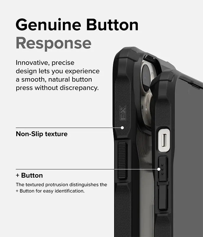 iPhone 14 Plus 6.7" Fusion X Black Case By Ringke