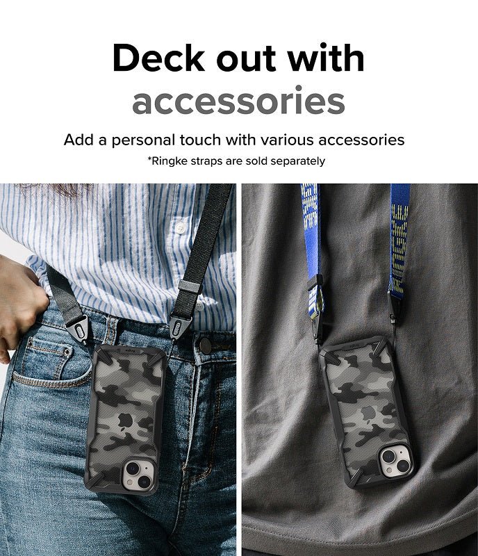 Camo-Black iphone 14 plus case ringke