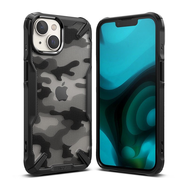 iPhone 14 Plus 6.7" Fusion X Design Camo-Black Case By Ringke