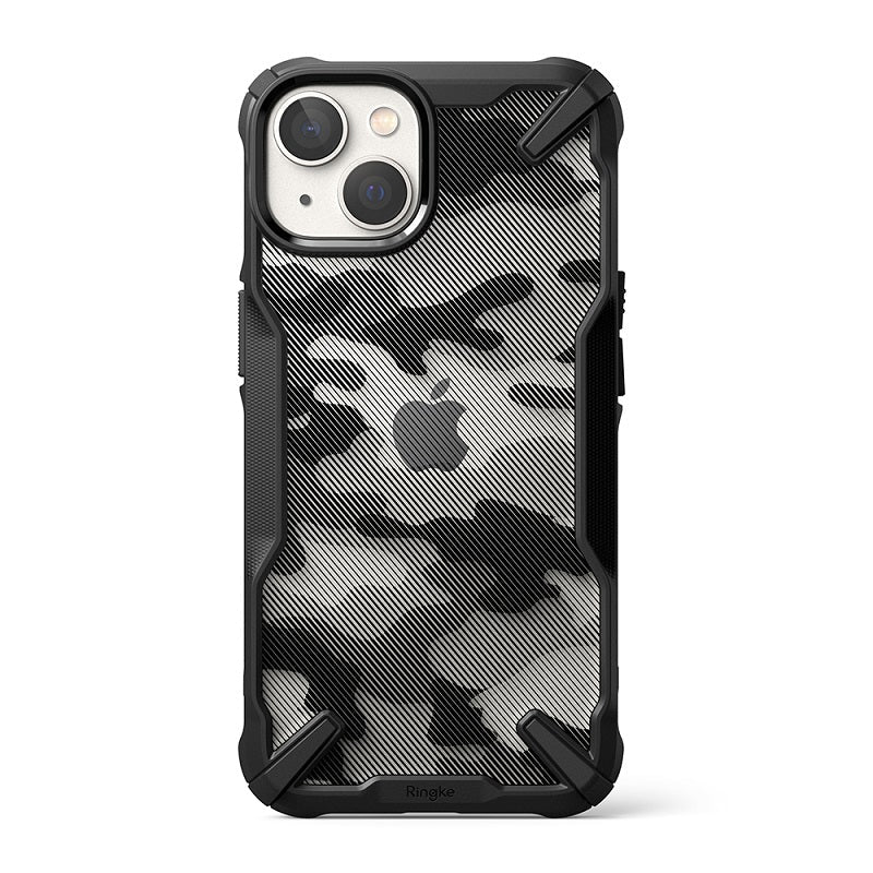 iPhone 14 Plus 6.7" Fusion X Design Camo-Black Case By Ringke