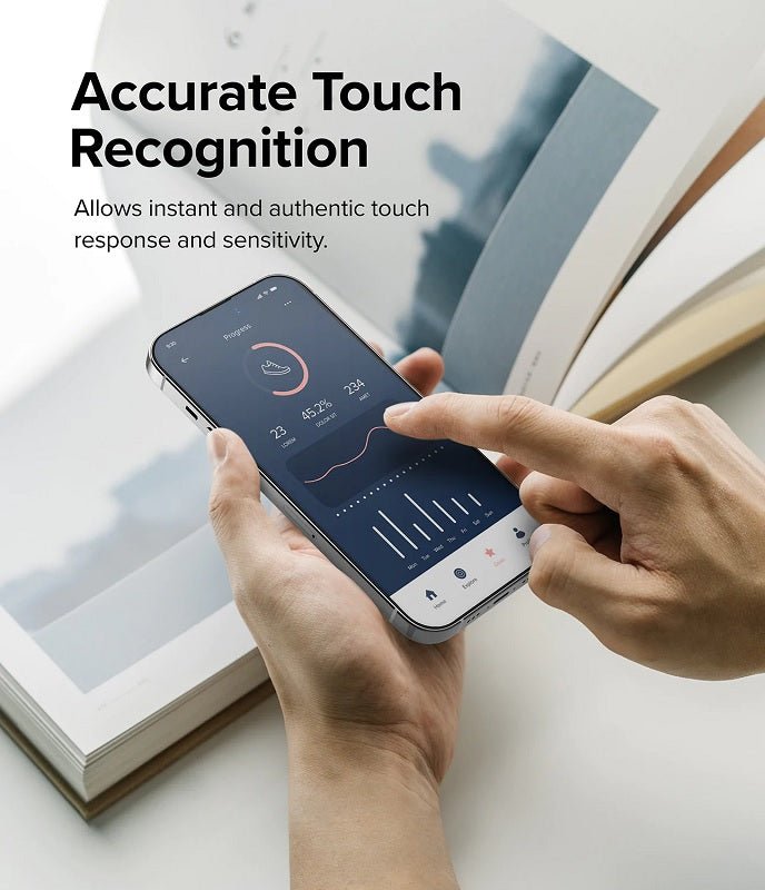 iPhone 14 Pro Glass Screen Protector With Installation By Ringke