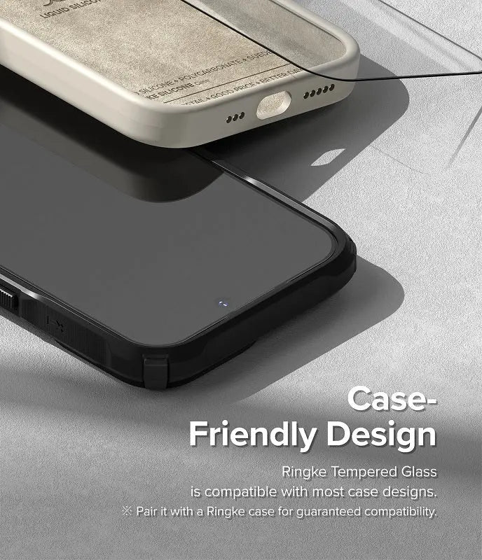 iPhone 14 Pro Glass Screen Protector With Installation By Ringke
