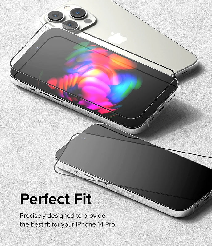 iPhone 14 Pro Glass Screen Protector With Installation By Ringke