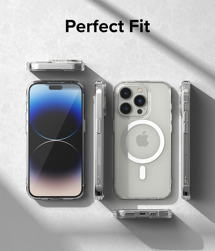 iPhone 14 Pro Max 6.7" Fusion Magnetic Matte Clear Case By Ringke