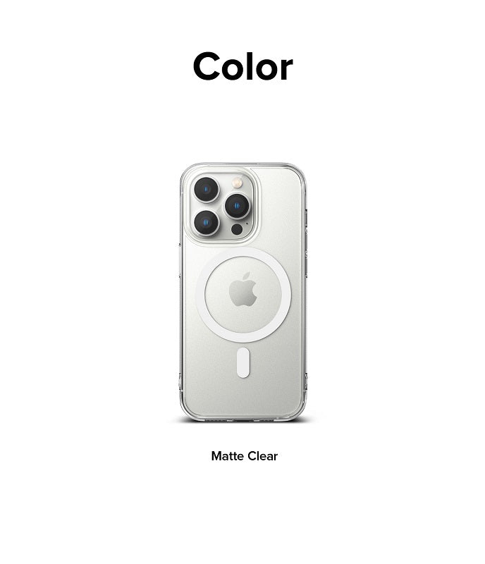iPhone 14 Pro Max 6.7" Fusion Magnetic Matte Clear Case By Ringke