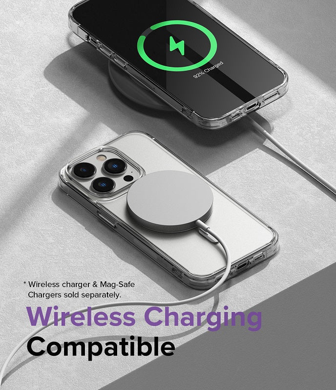 iPhone 14 Pro Max 6.7" Fusion Magnetic Matte Clear Case By Ringke