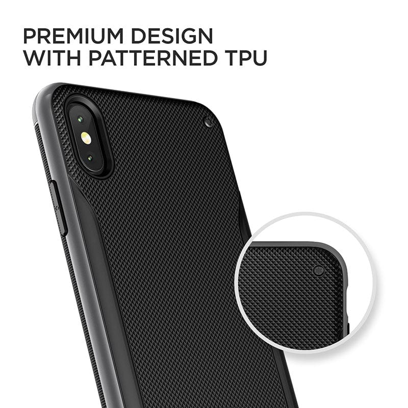iPhone XS MAX Case High Pro Shield Steel Silver By VRS Design
