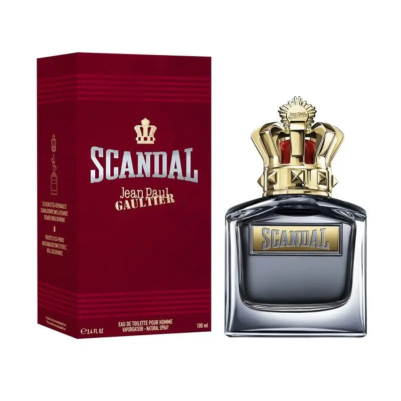 Jean Paul Gaultier Scandal Pour Homme EDT 100ml men's perfume bottle and packaging