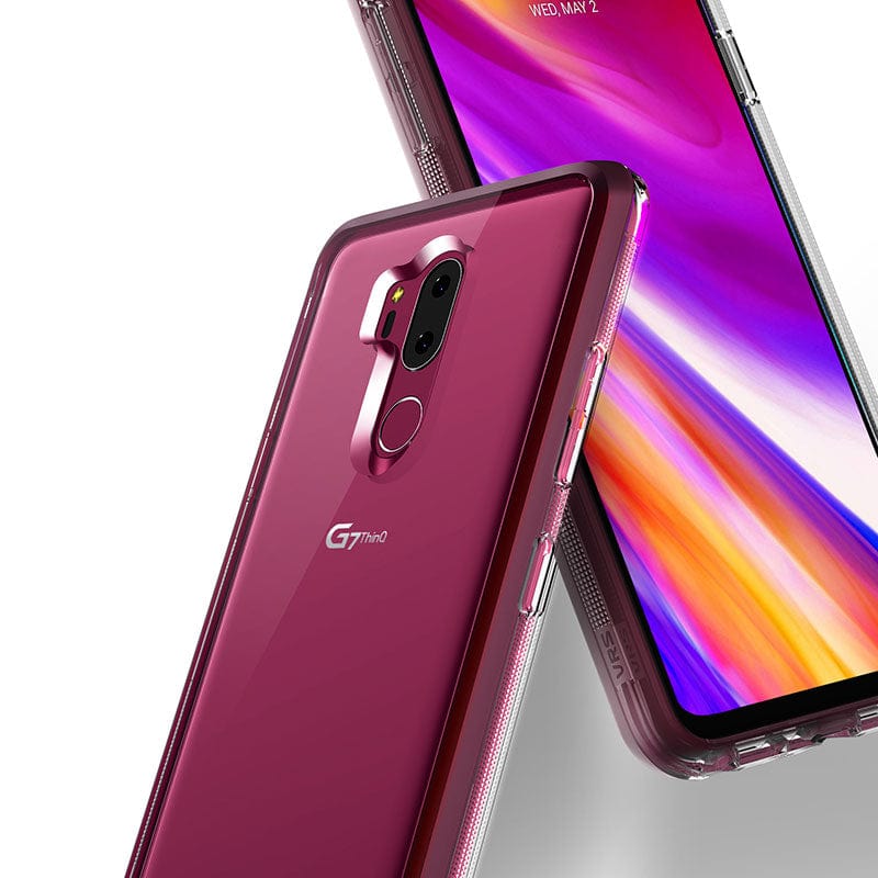 LG G7 ThinQ Crystal Bumper Rose Case By VRS Design