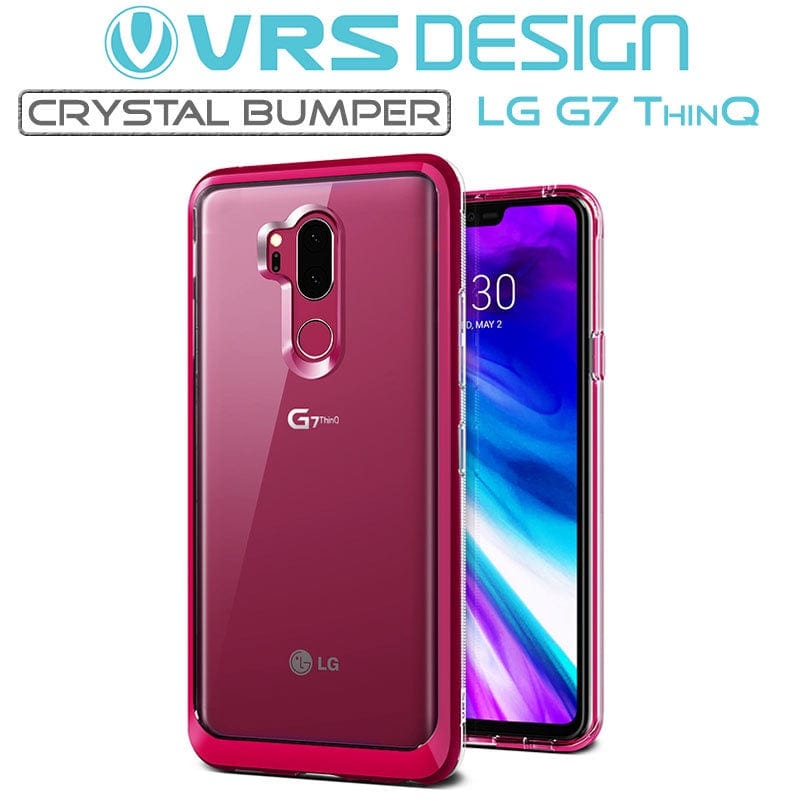 LG G7 ThinQ Crystal Bumper Rose Case By VRS Design