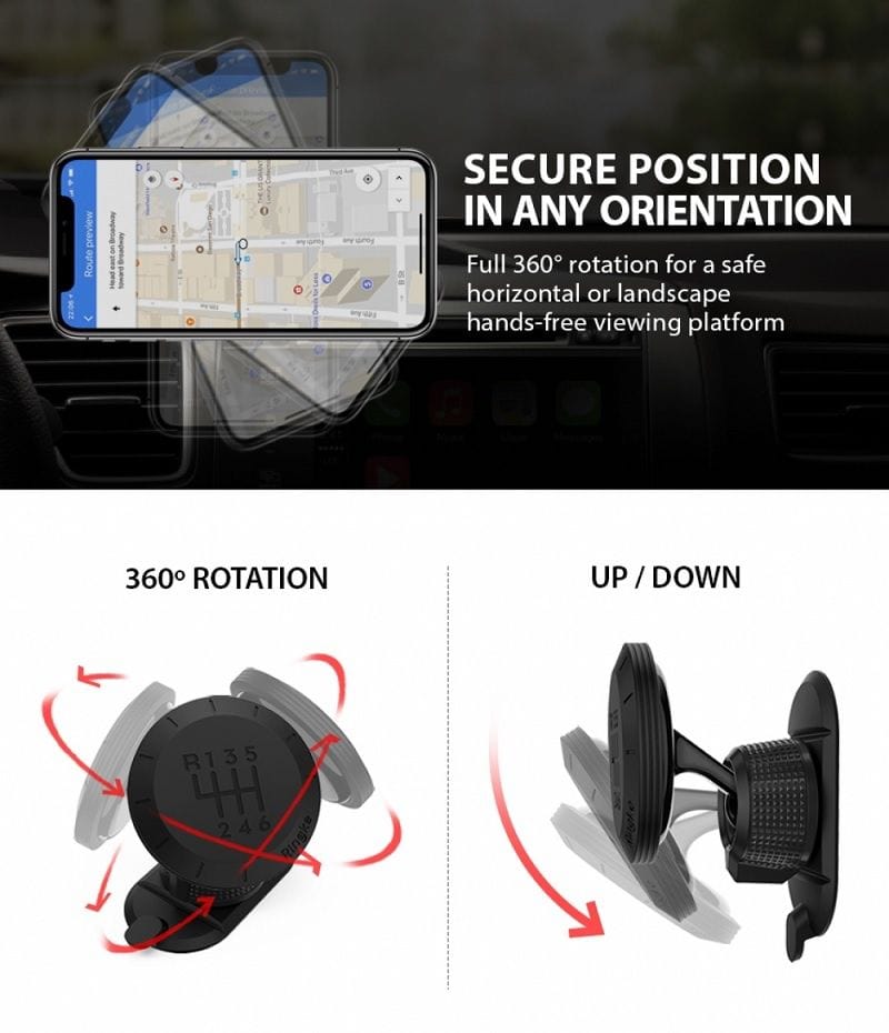 Magnetic Gear Car Mount by Ringke