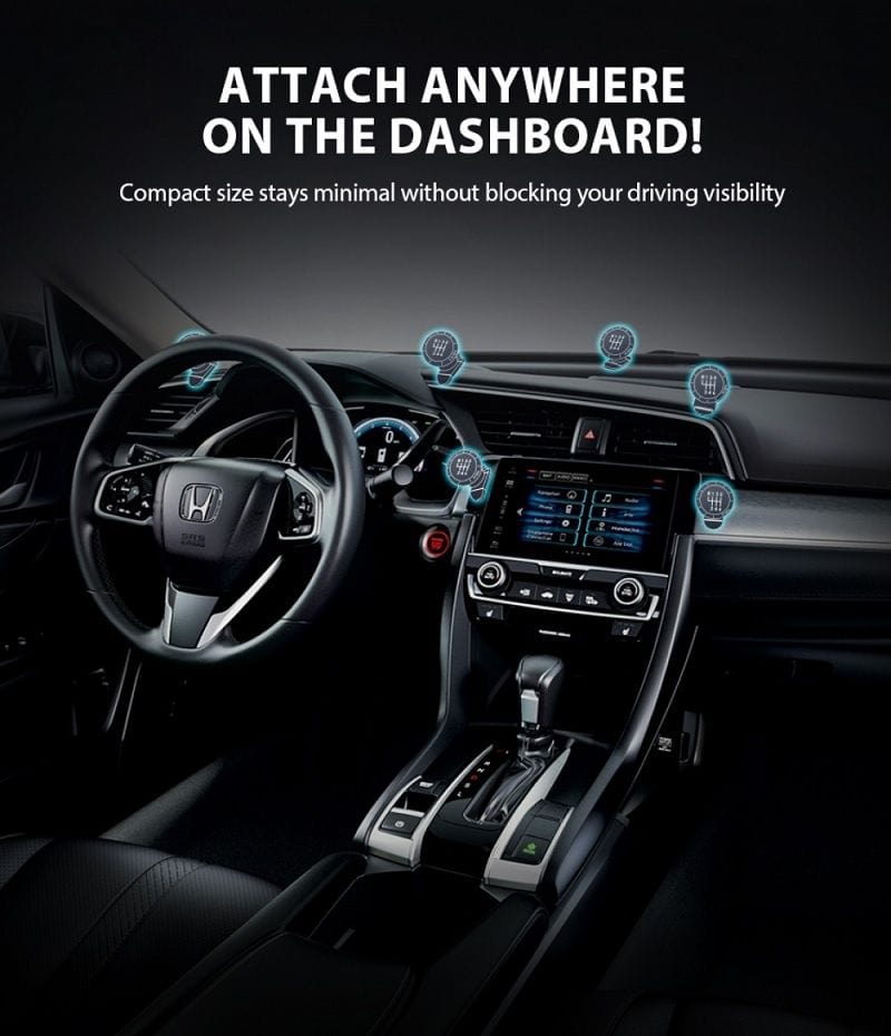 Magnetic Gear Car Mount by Ringke