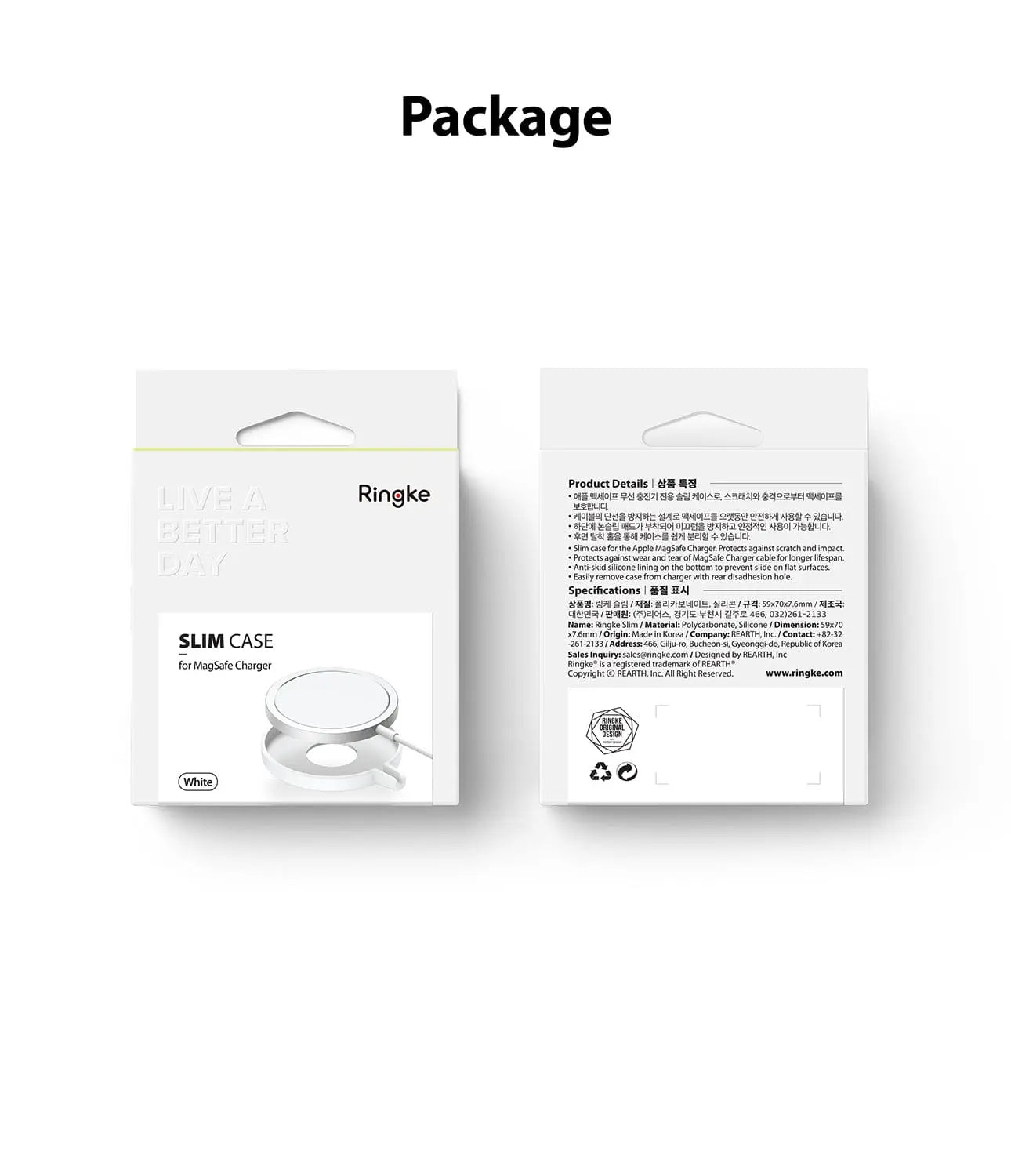 Slim charger case for Magsafe