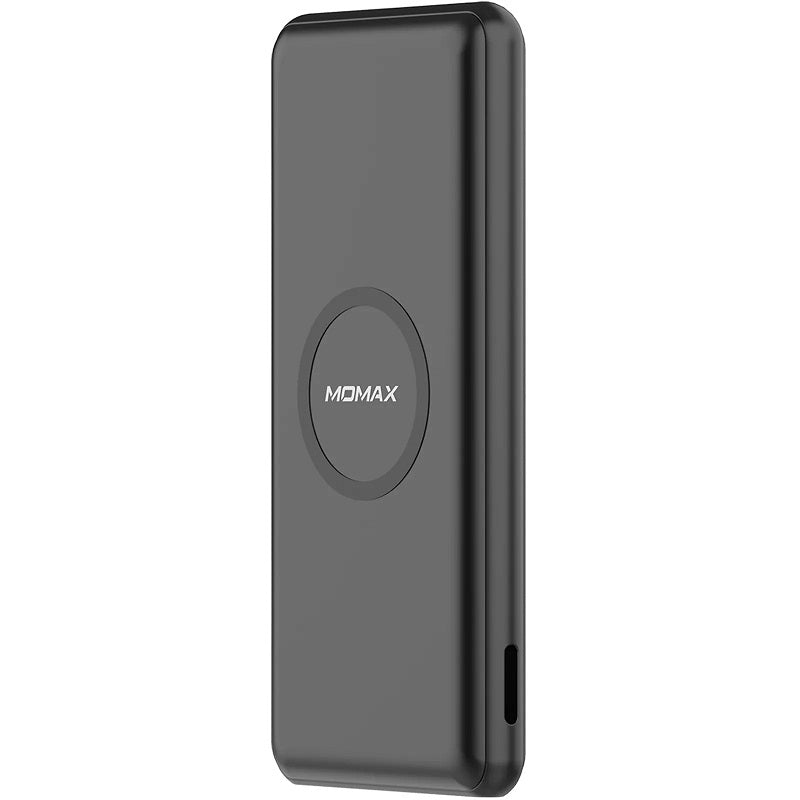 Momax 10000mah Premium USB- C PD & Wireless Fast Charging Power Bank Black